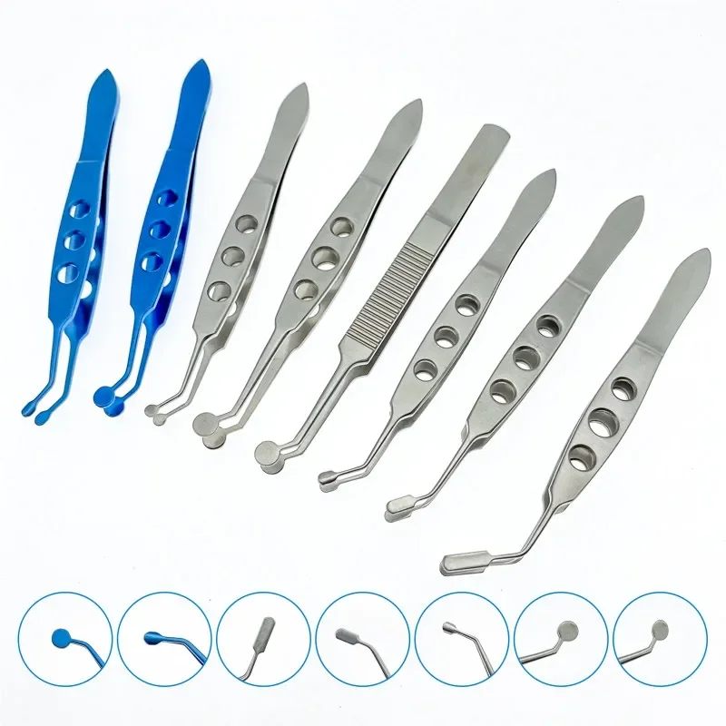 Ophthalmic Eyelid Massage Forcep Eye ศัลยกรรมพลาสติกแหนบ Ophthalmic Surgical Forceps