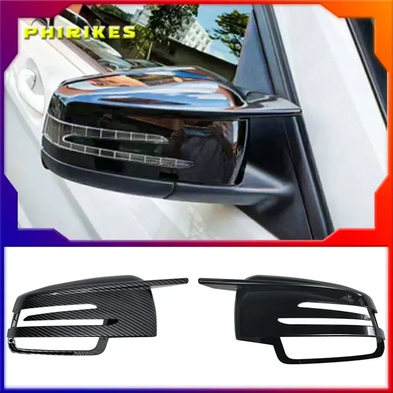 

Black Side Mirror Cover Caps For Merceded-Benz C Class W204 2008-2013 C180 C200 C250 C300 C350 C400 C43 C63 C63 S Sport style