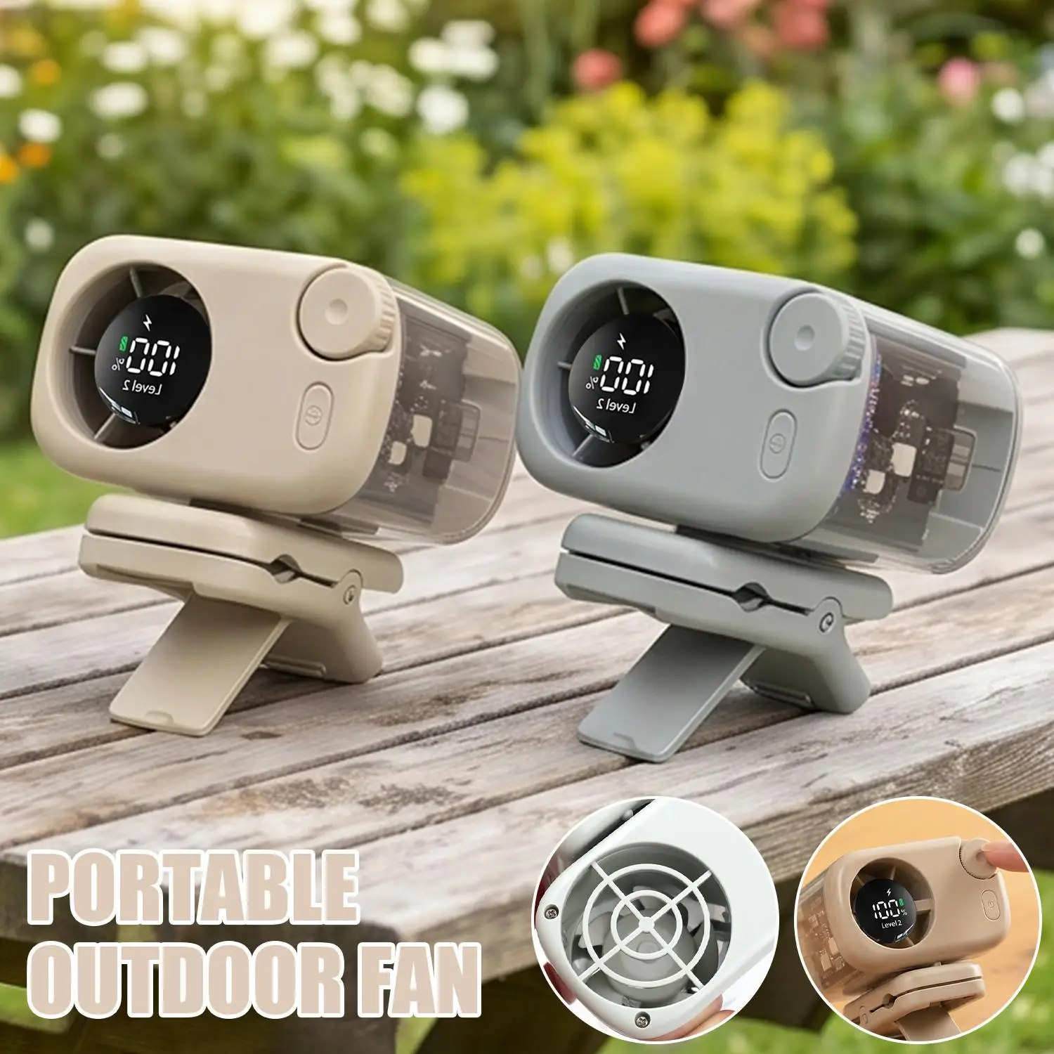 Portable Outdoor Travel Mini USB Fan 360° Rotatable Desktop Small Cooling Cooler Summer Handheld Slient Fan Universal