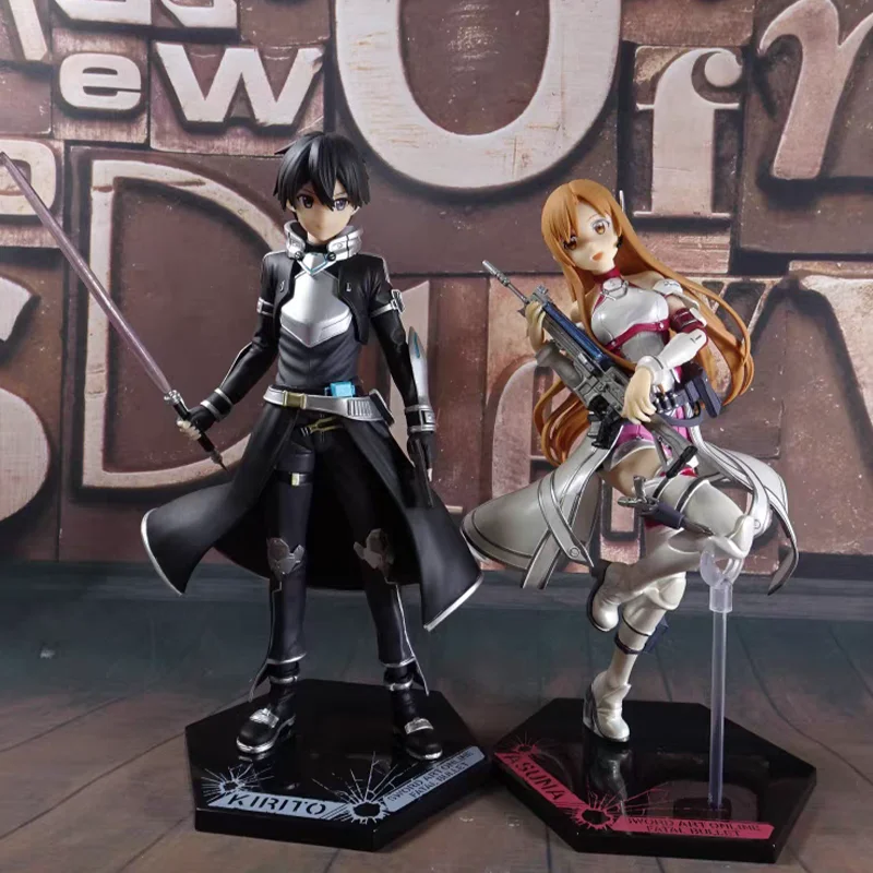 

Sword Art Online Фигурки Киригая Казуто Аниме Фигурка Юи Юки Асуна Фигурка Статуя Модели Коллекция Комнаты Декора Игрушки Подарки