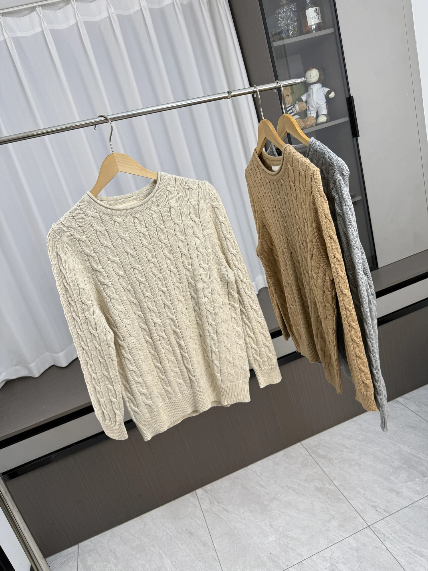 

Мужской вязаный свитер с круглым вырезом, повседневный, теплый, комфортный, однотонный, свободного кроя, осенне-зимний трикотаж, модный молодежный стиль