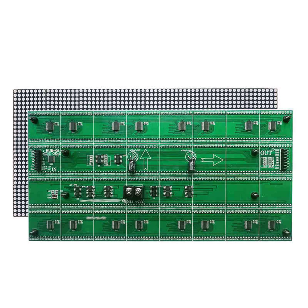Módulo LED de doble Color con entramado Led de matriz de puntos F3.0 para instalar pantalla LED 256*128mm 64*32 píxeles pantalla LED interior