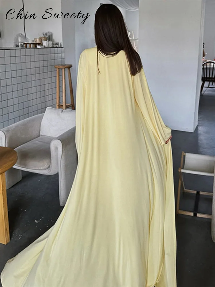 Elegant Long Pleated Skirt Set Women O-neck Sleeve Vest High Waist Hip Package Skirt Floor Length Cardigan 2025 Summer Lady Suit