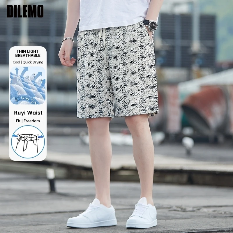 

Top Quality New Summer Brand Casual Fashion Comfortable Korean Drawstring Short Pants Elastic Trousers Men Clothing