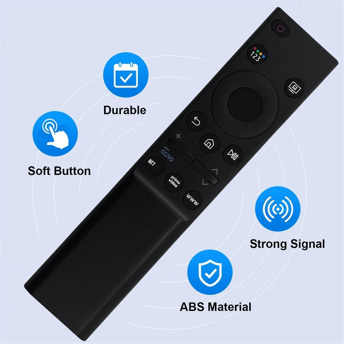 Leading-edge Replace BN59-01380A Remote Control for Samsung Series M5 M7 4K UHD TV S24AM500NN S27AM500NN S32AM500NN S32AM702UN