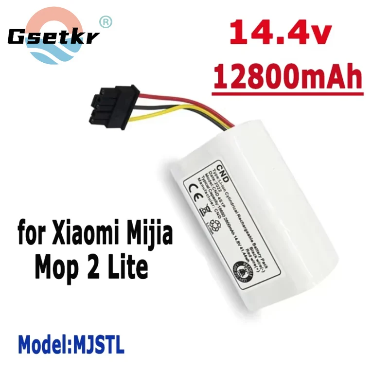 2024 Original Battery Pack Parts for for Xiaomi Mijia Mop 2 Lite Robot Vacuum Cleaner Parts MJSTL New Battery Replacement