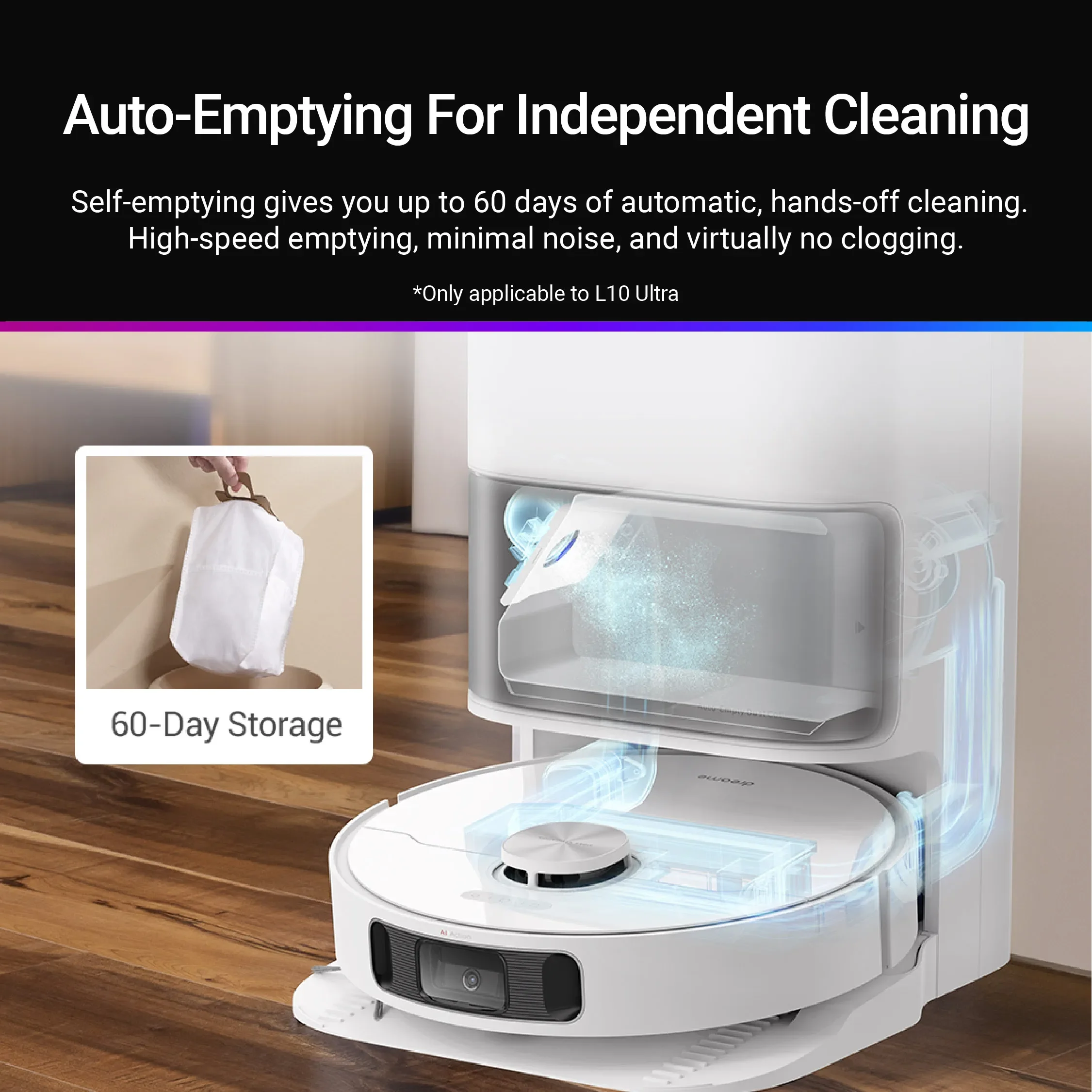 New Global version Dreame L10 Prime Robot Vacuum  Auto Mop Cleaning, Drying  Mop Lifting 7mm 2 Years Warranty 110V-220V Alexa