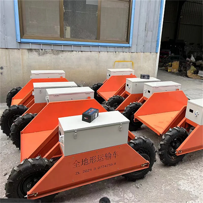 【2026】مركبة تسلق النقل الزراعي بجهاز التحكم عن بعد لجميع التضاريس، أداة نقل بأربع عجلات