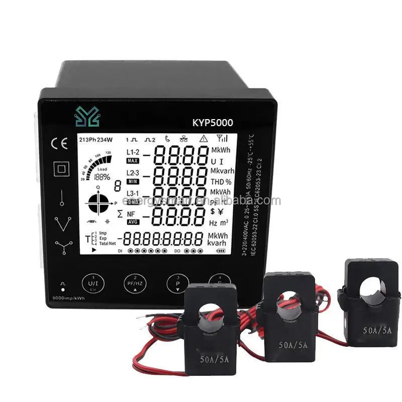 Modbus RS585 Panel Power Meter Digital Meter LCD Meter Power Analyser