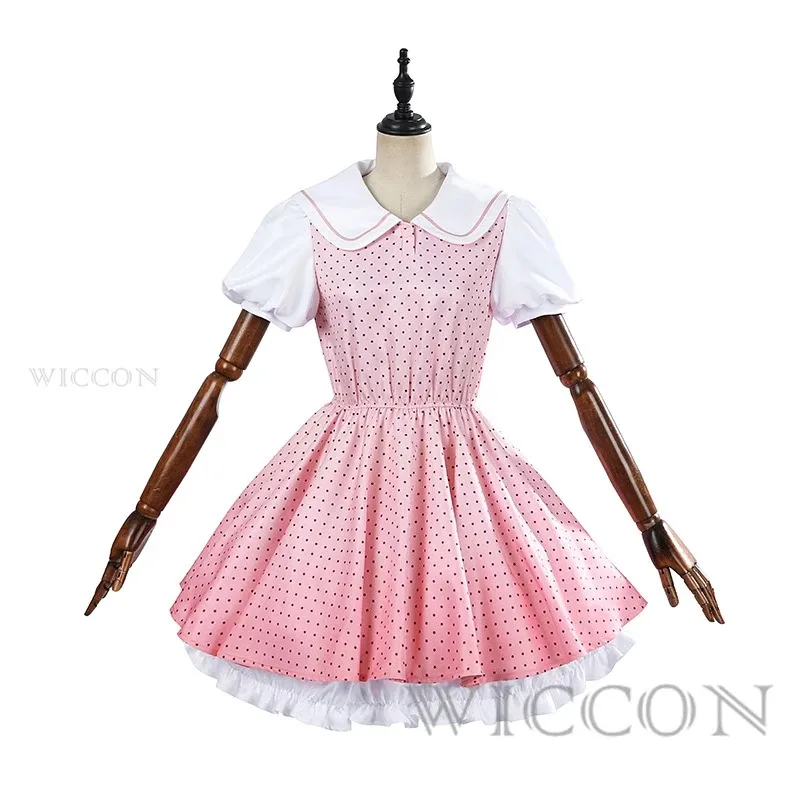 أزياء أنيمي أوشي نو كو الموسم 2 روبي هوشينو التأثيرية شعر مستعار B-Komachi فستان المرحلة الوردي زي حفلة الهالوين للنساء