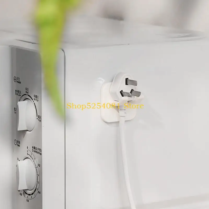 AXYC Wall Storage Hook Power Plug Socket Holder Home Wire Plugs Adhesive Hanger Home