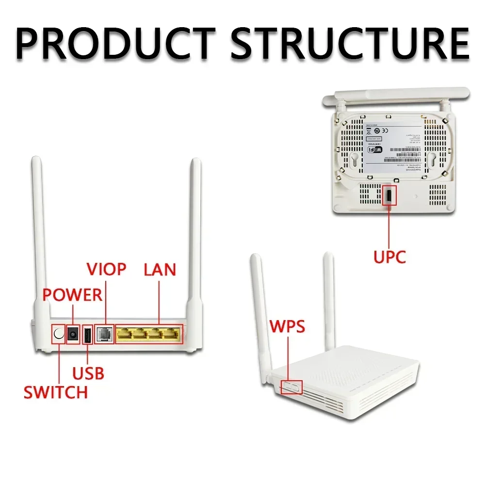 OPTFOCUS EG8141A5 XPON ONU nuevo Original APC UPC ONT 1GE 3FE VIOP 5G WIFI FTTH Modem enrutador Huawe EPON GPON ONT