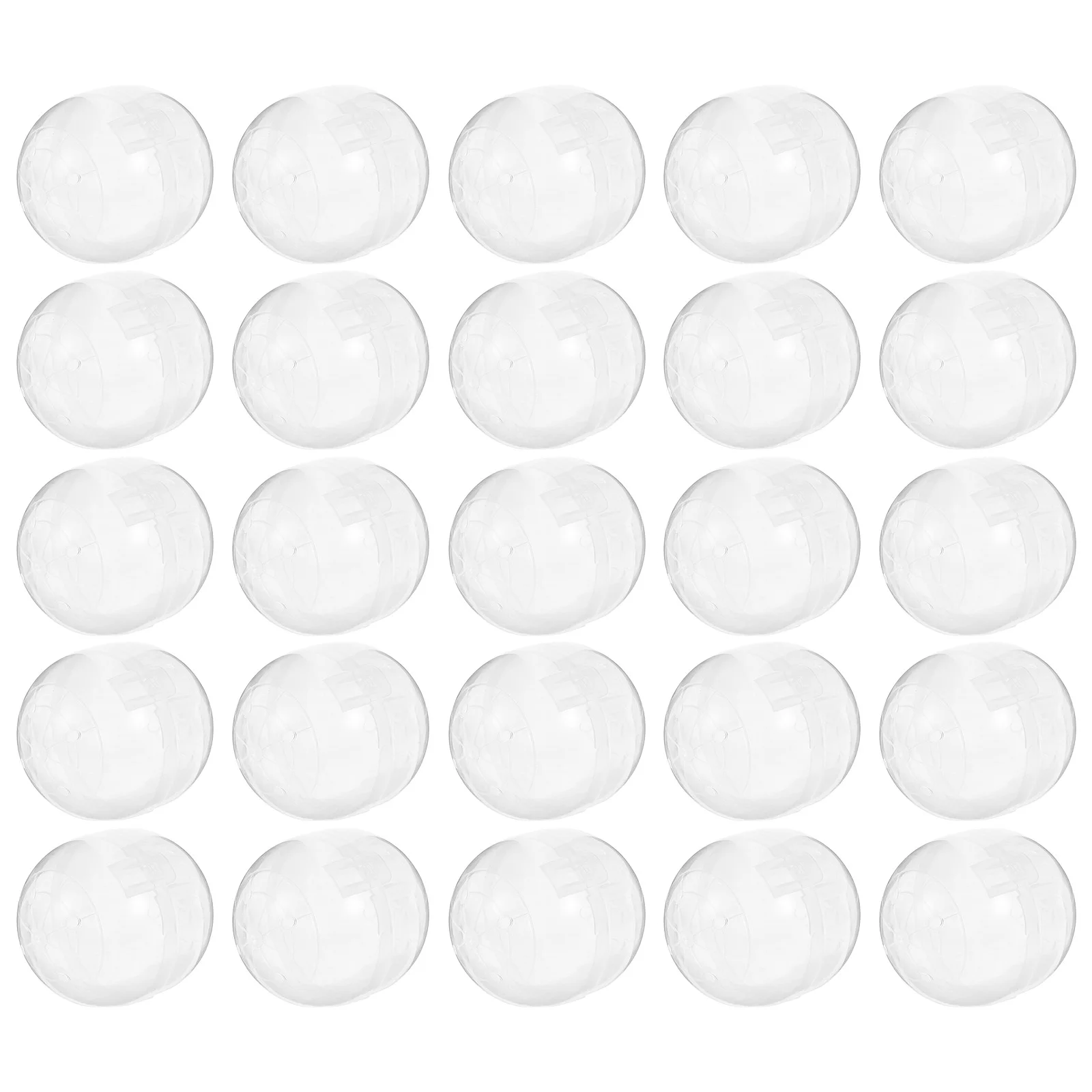 

50pcs Fillable Balls Vending Machine Empty Plastic Storage Container Gift Packing Box Decor Holiday Toy