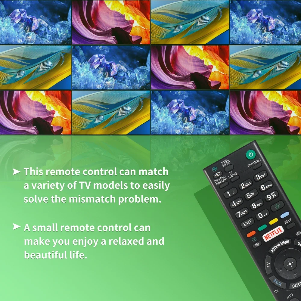 New RMT-TX100D Smart Remote Control for Sony TV