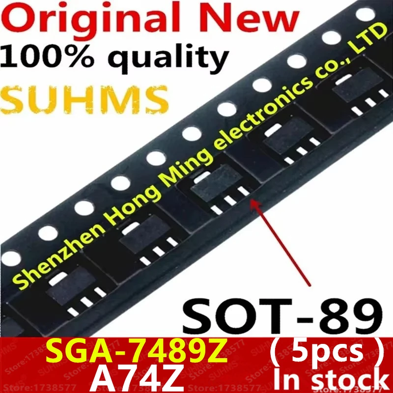 

(5 шт.) 100% новый SGA-7489Z SGA7489Z A74 A74Z SOT-89