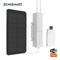 Zemismart Tuya WiFi Smart Roller Shade Driver Power By Battery Solar Panel Electric Blinds Motor Alexa Google Home Yandex Alice