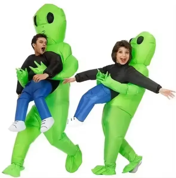 ET-Aliens Inflatable Costume Scary Monster Cosplay For Adult Kids Thanksgiving Christmas Party Festival Stage Children Clothing view 6