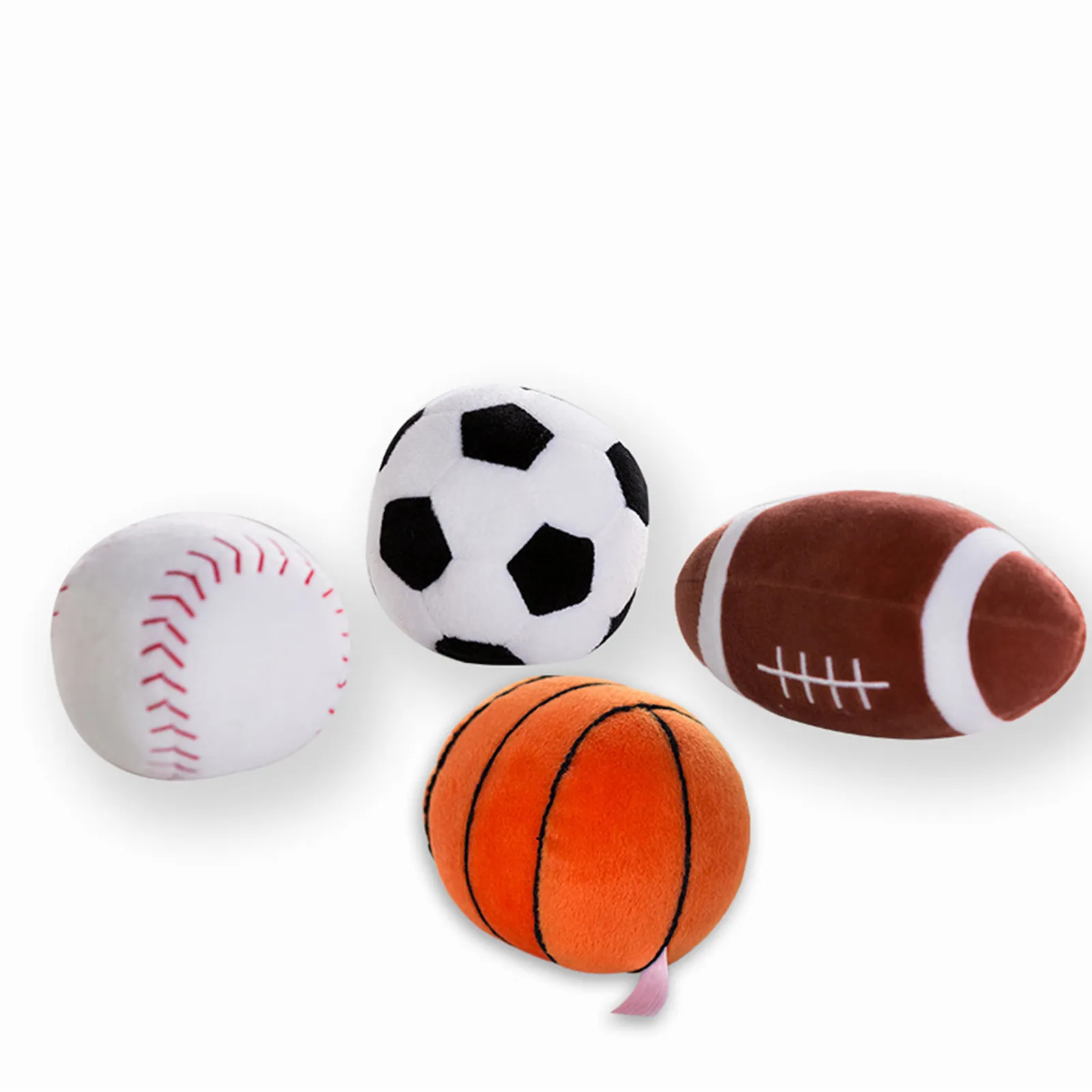 1Pcs Voice Controlled Rattle Ball Football Shape for Baby Newborns Soft Cloth Material Birthday Christmas Gift Encourages Touch