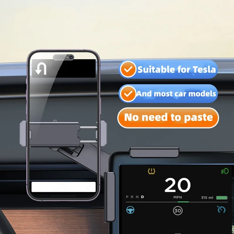 360-Grad-drehbarer Autoständer an der Seite des Automonitors, geeignet für die meisten Touchscreens