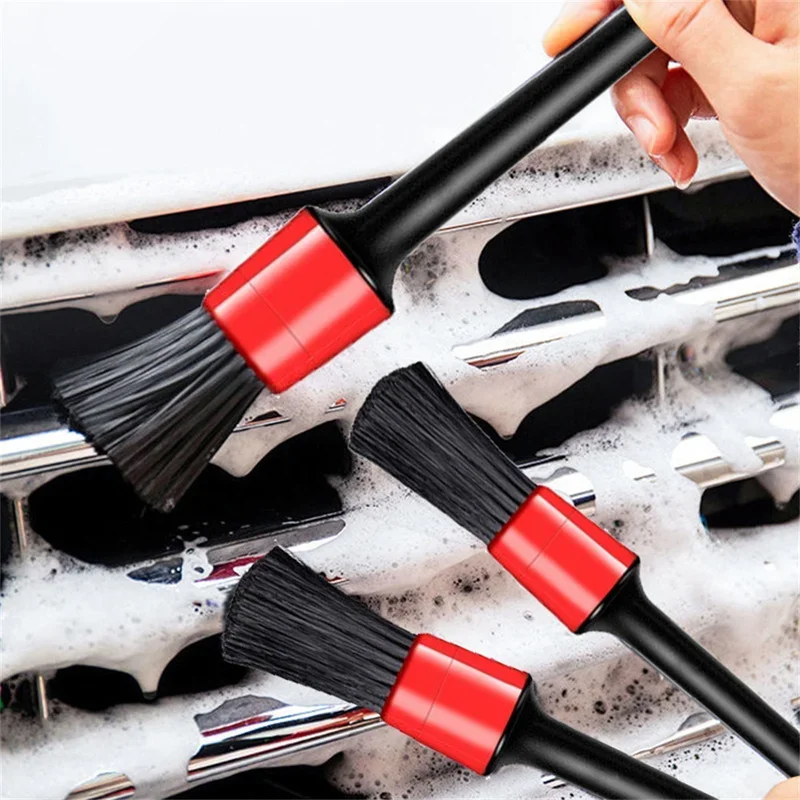 5Pcs Multi-Purpose Car Detailing Brushes, Automotive Cleaning Tools for Dashboard Air Outlet Wheel Detailing