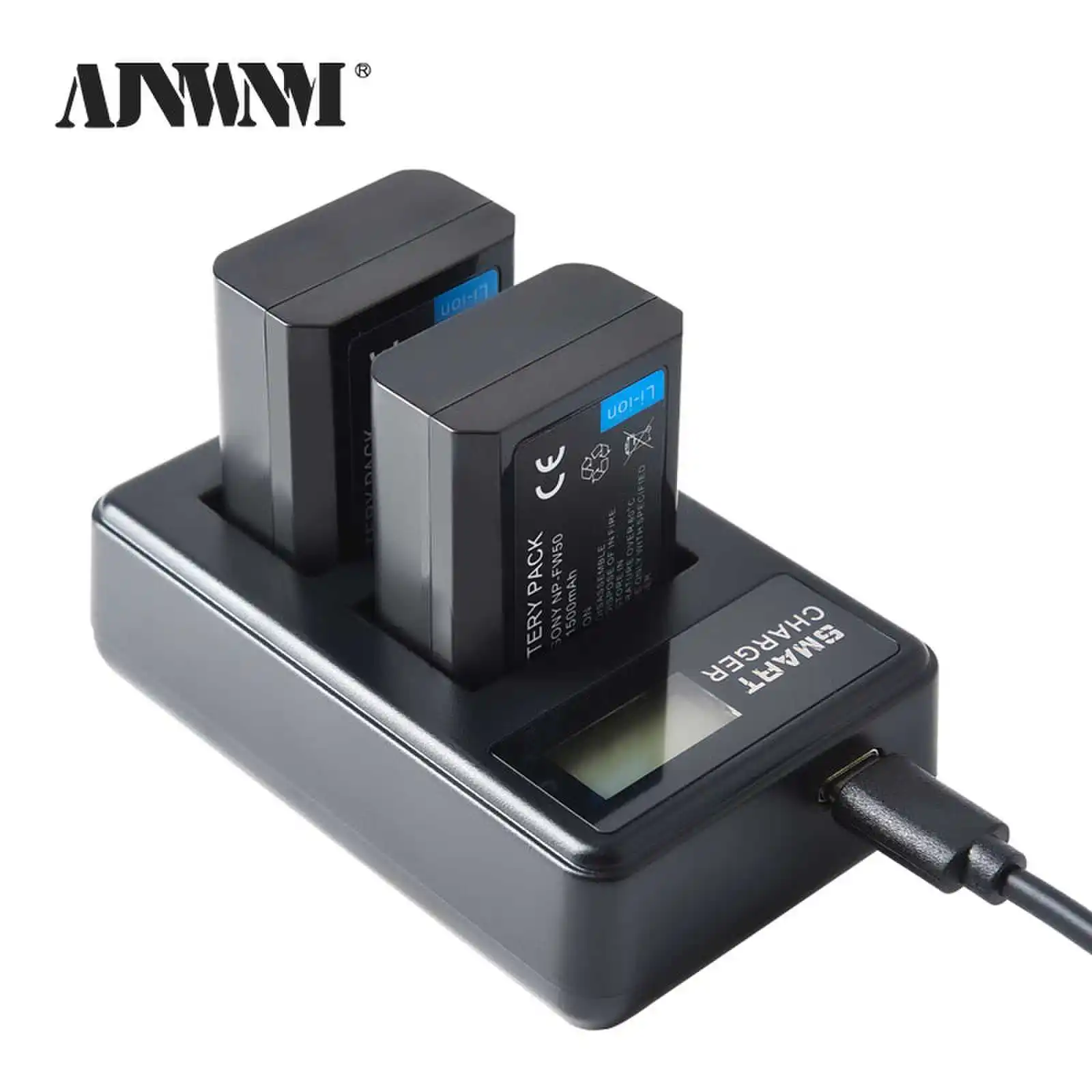 NP-FW50 NPFW50 Digital battery charger LCD display dual channel charger for sony a7II a6000 a7RII a6300 a5100 a7s a7 a7R a7sII