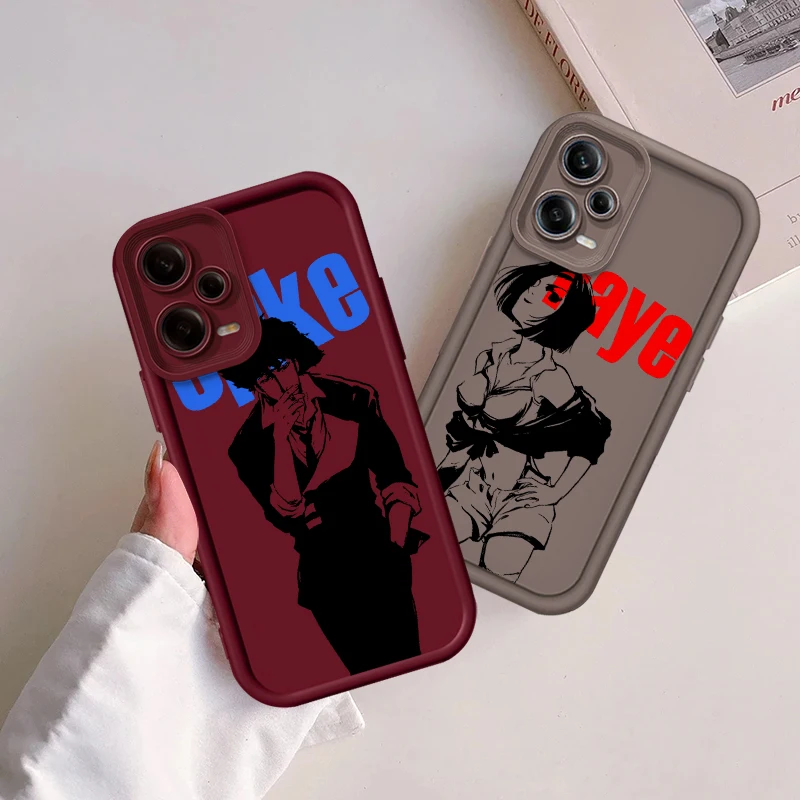 C-Cowboy Bebop Art Anime Eye Ladder For Xiaomi Redmi Note 13 12 12C 11 11S 10 10C 10A 9C 9A Pro 5G Cover Phone Case