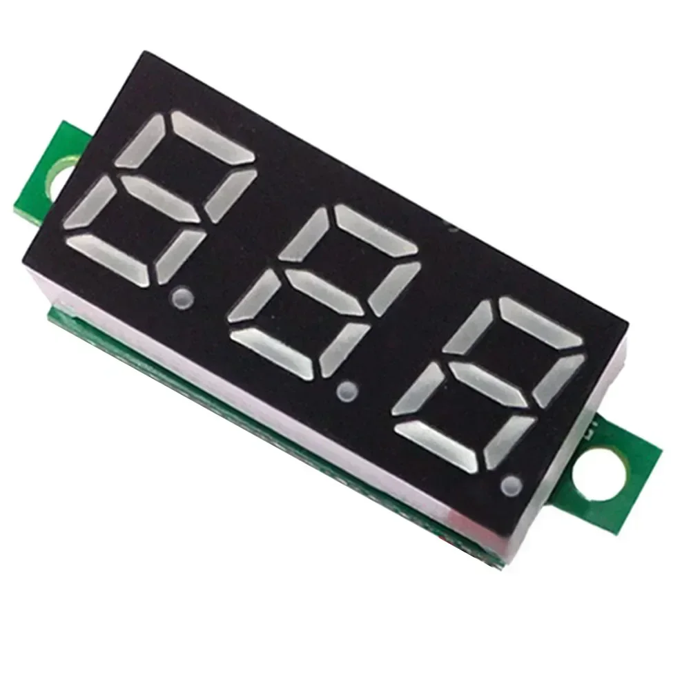 1PC 0.28inch Digital DC Voltmeter Head 3 Wire LED Minimun Digital Voltmeter DC0-100V Reverse Connection Protection