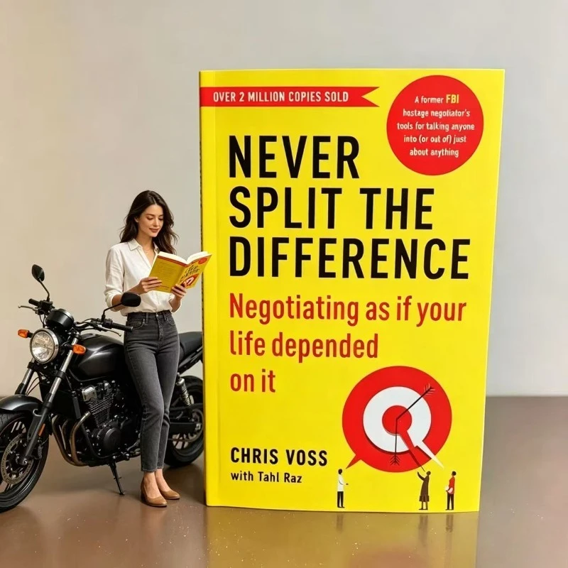 Never Split The Difference By Chris Voss Books in English for Adults Negotiations Emotional Intelligence New Listing Philosophy