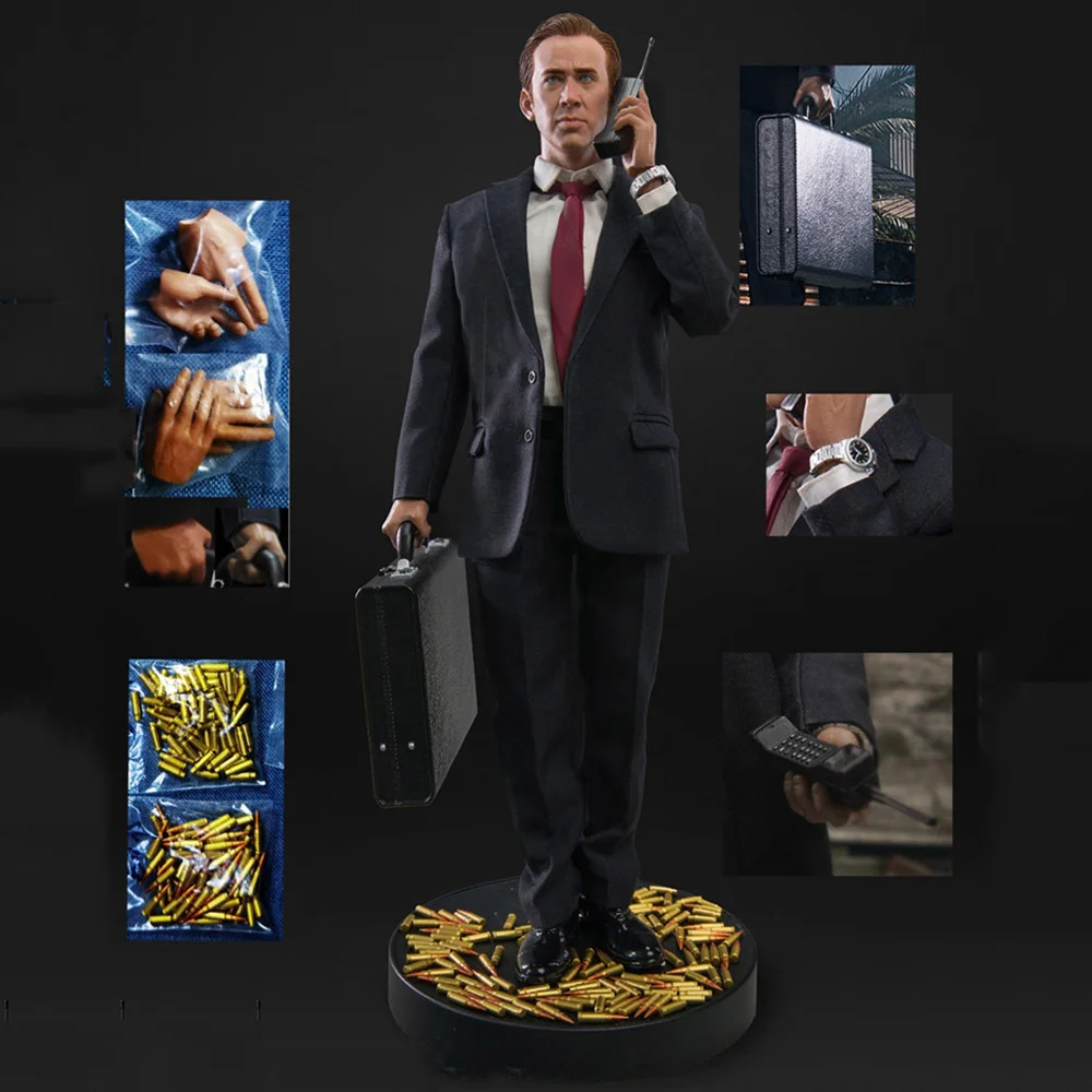 

T001 1/6 Scale Male Solider Arms Master Nicolas Cage Lord of War With Weapon 12'' Action Figure Model for Collection Gift