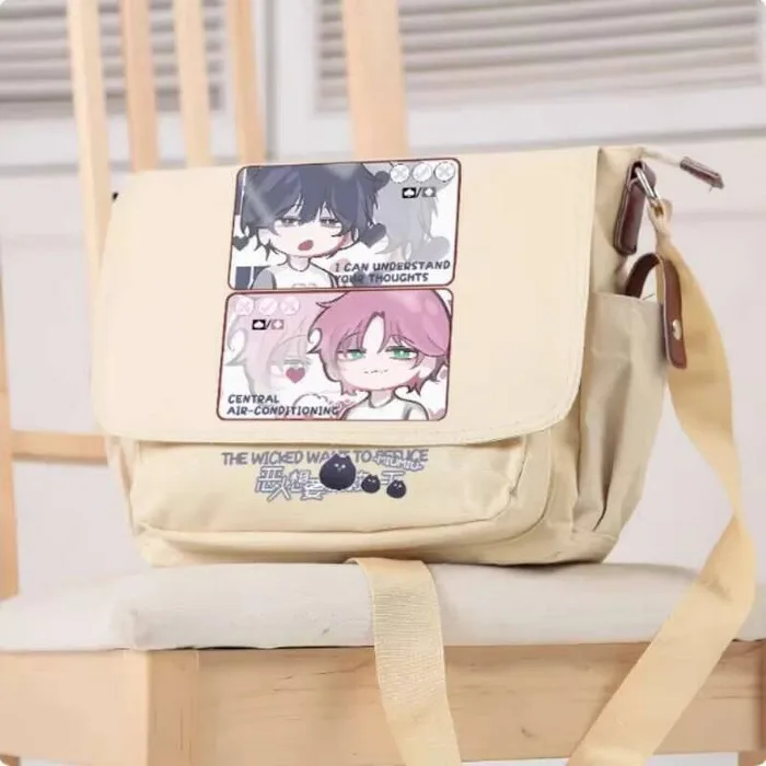 

Anime The Wicked Want To Rescue Casual Oxford Messenger Schoolbag Shoulder Bag Student Teenager Gift B2175 Anime