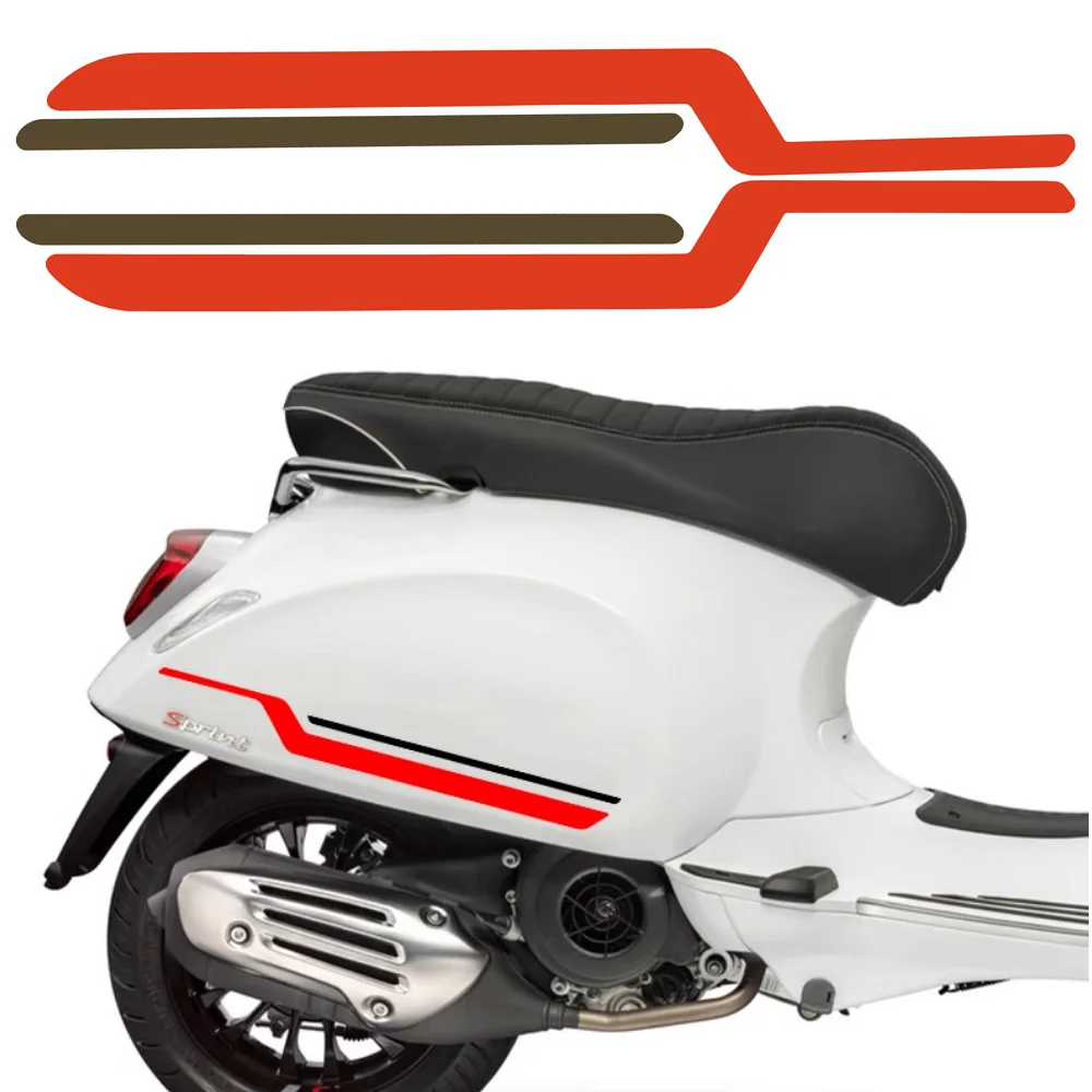 Pegatinas reflectantes para motocicleta, calcomanía lateral para Scooter, accesorios para Piaggio Vespa Sprint 150 Primavera150