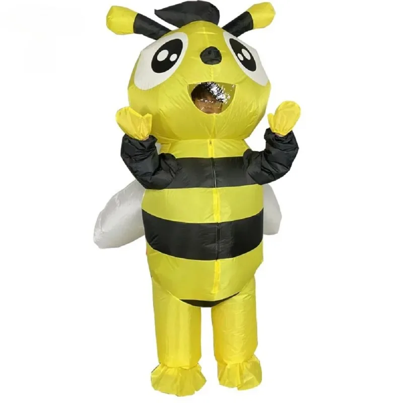 

Cartoon Bee Inflatable Costume Toy for Halloween Party Small Bee Suit Cross-Border Amazon Props Inflatable Clothing