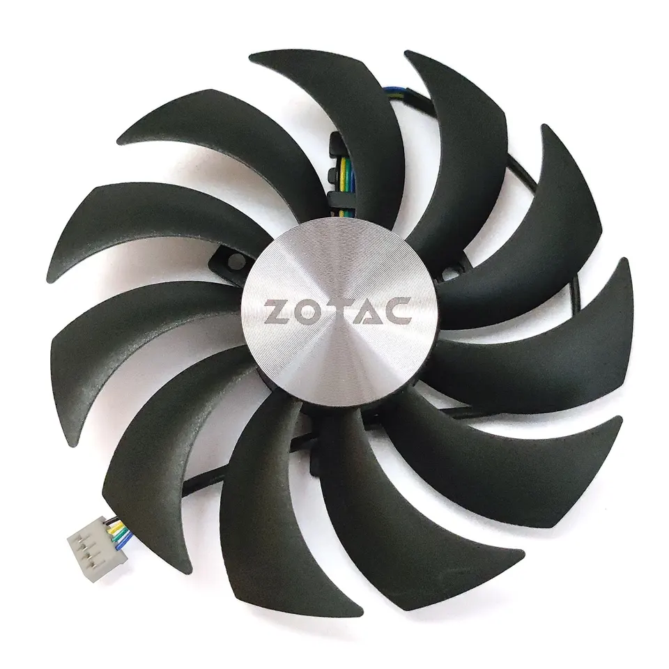 NEW 100MM 4PIN CF1010U12S RTX 3070 AMP Holo GPU Fan，For ZOTAC