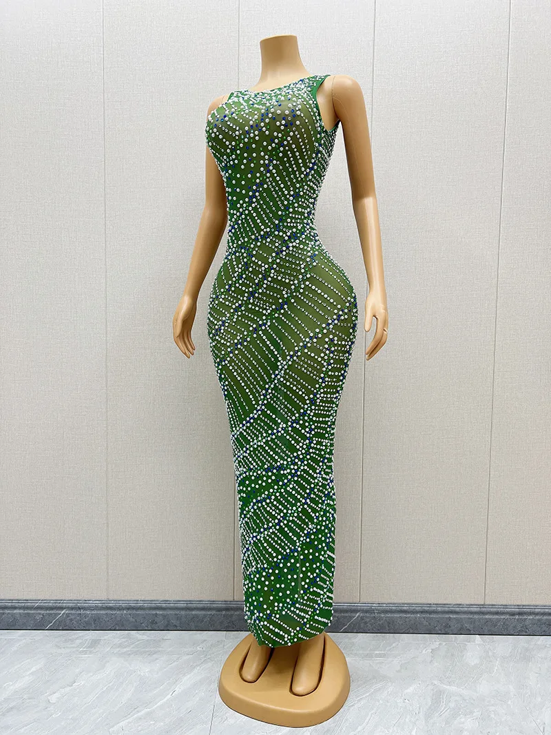 vestidos de mujer elegante para fiesta 2025, mouwloze lange avondjurk - diepe v, heupomslag, sexy slanke pasvorm, temperamentstijl