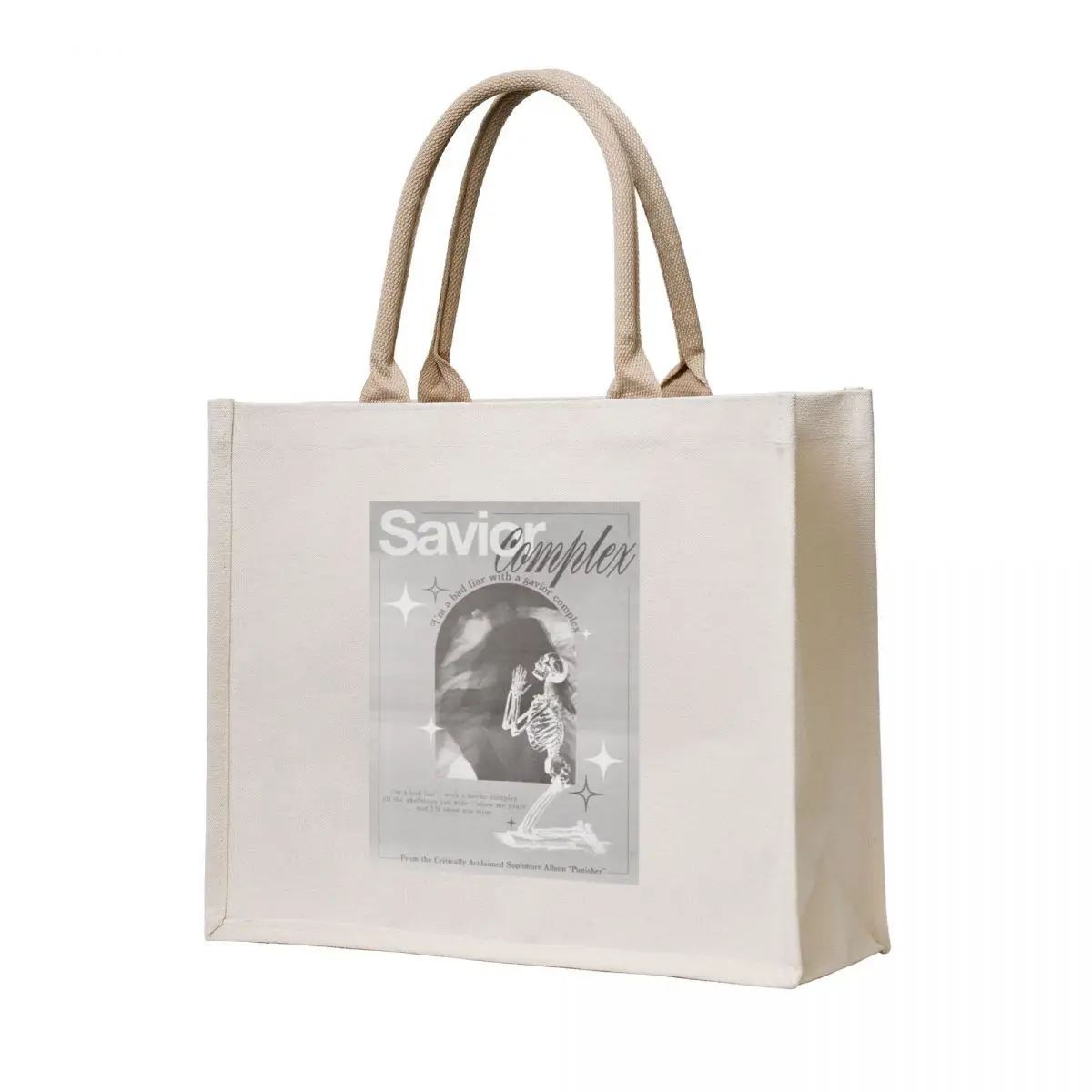 

Savior Complex Phoebe Bridgers Tote Bag handbag custom canvas bag tote bag screen shopper woman