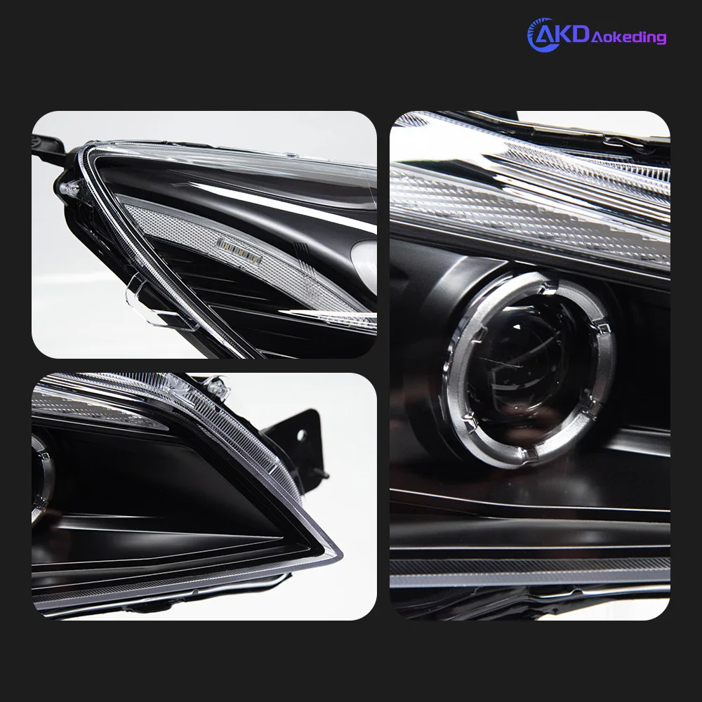 Car Styling Head Lamp for Subaru Legacy LED Headlight 2010-2015 Headlights Outback DRL Turn Signal High Beam Auto Accessories