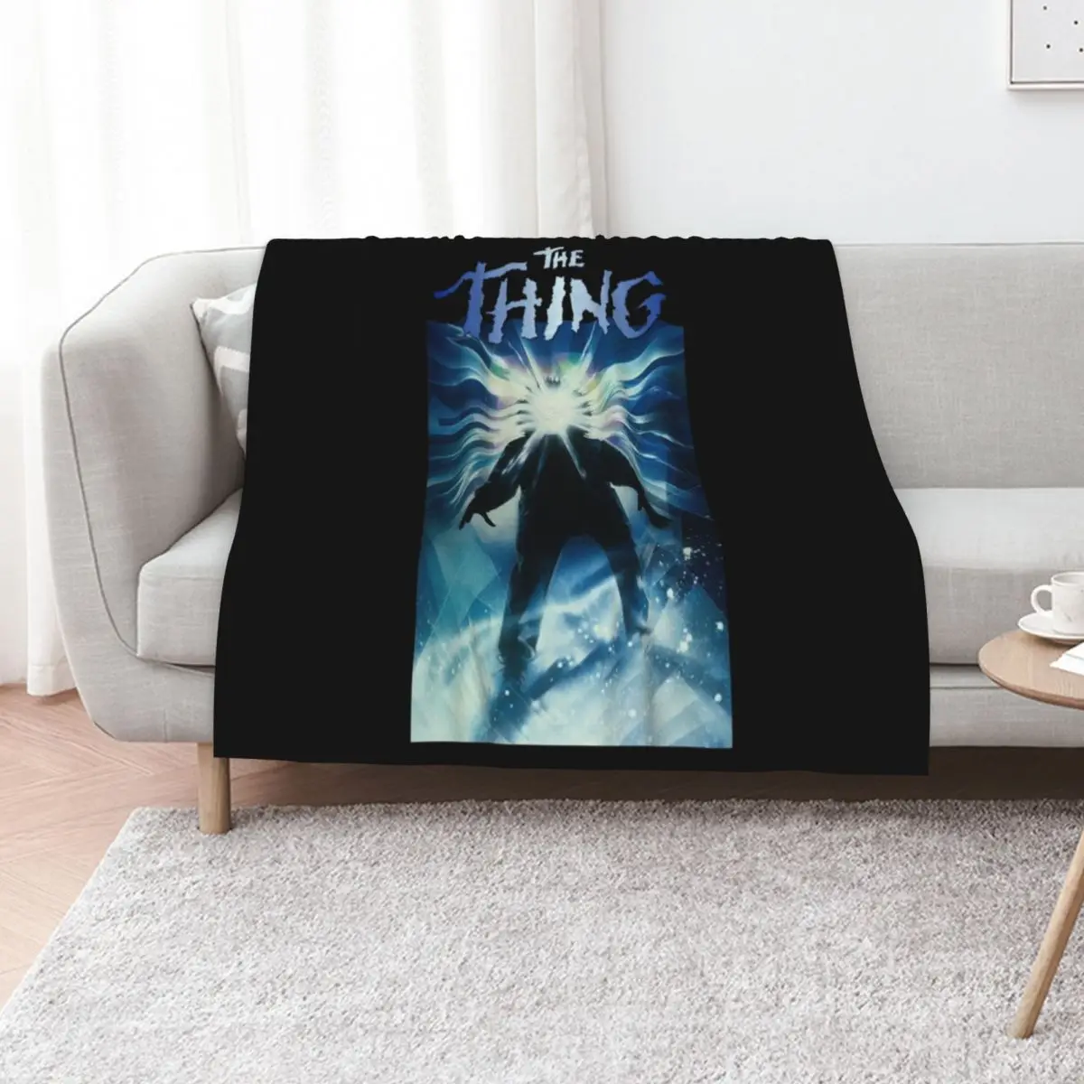 

The Thing (1982) Throw Blanket valentine gift ideas Flannel Fabric for winter decorative Blankets