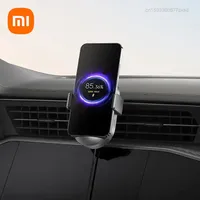 Xiaomi 50W Wireless Car Charger Set Smart Fast Quick Charging Auto Accessories Support Power-Off Car Mount Induction Charging