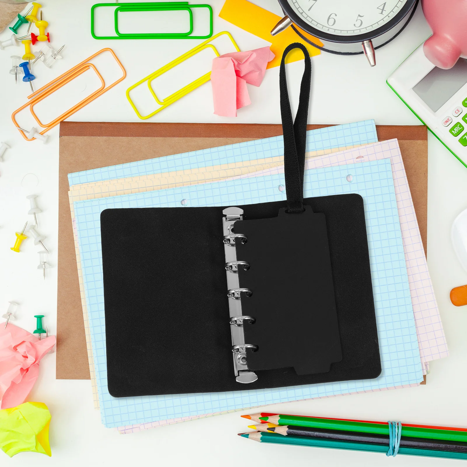 مجموعة واحدة من غطاء الموثق الصغير المصنوع من البولي يوريثان، منظم مخطط محمول، مجلد حشو نقدي شخصي للعمل والدراسة والسفر #2