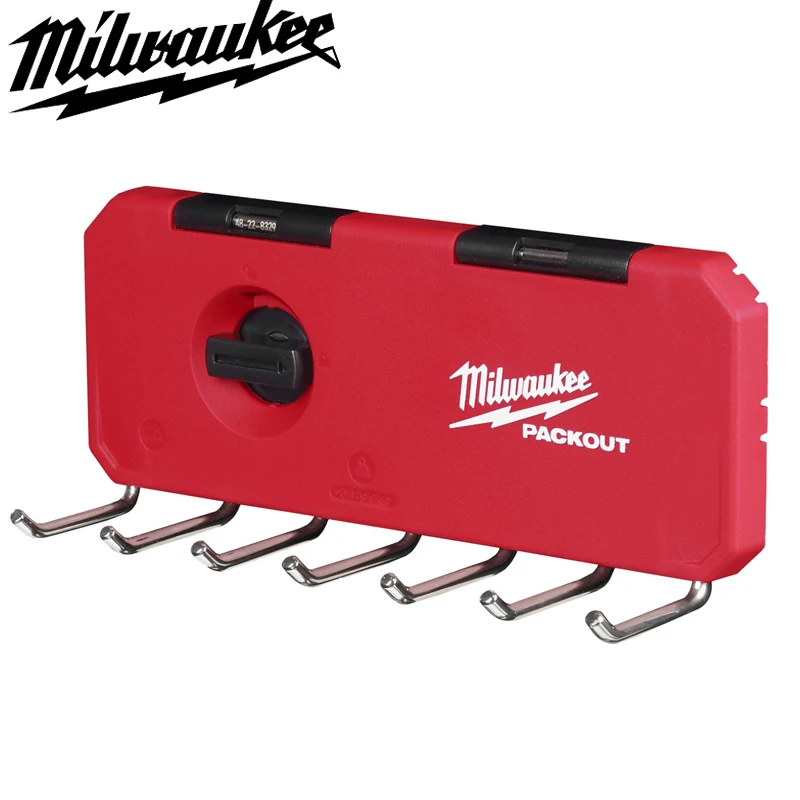 Milwaukee 48-22-8329 PACKOUT Long Hook 7 strengthen Wall mounted Hook Rack Storage Tools