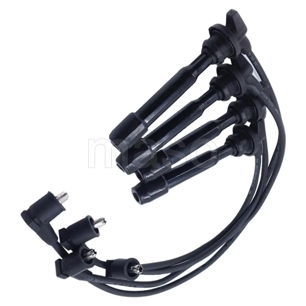

4pcs Spark Plug Cable Ignition Wire Set 27501-23B70 for Hyundai Elantra Tucson Tiburon Coupe 2.0L