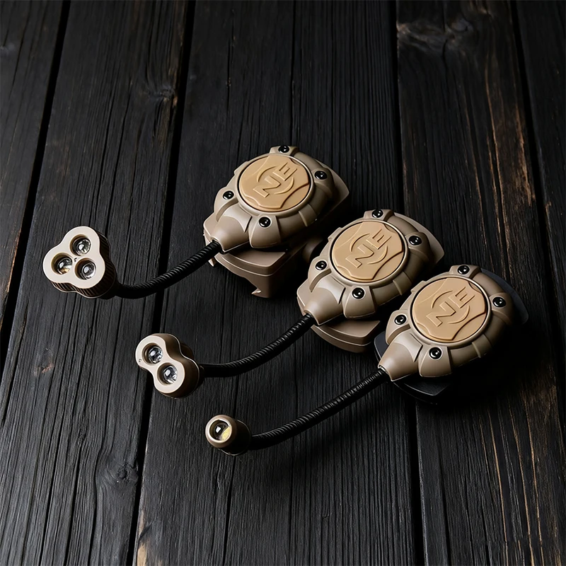 Тактический фонарик для шлема MPLS 4, светодиодный фонарь для шлема с адаптером для крепления, охотничий сигнал, регулируемая ИК-лампа для шлема