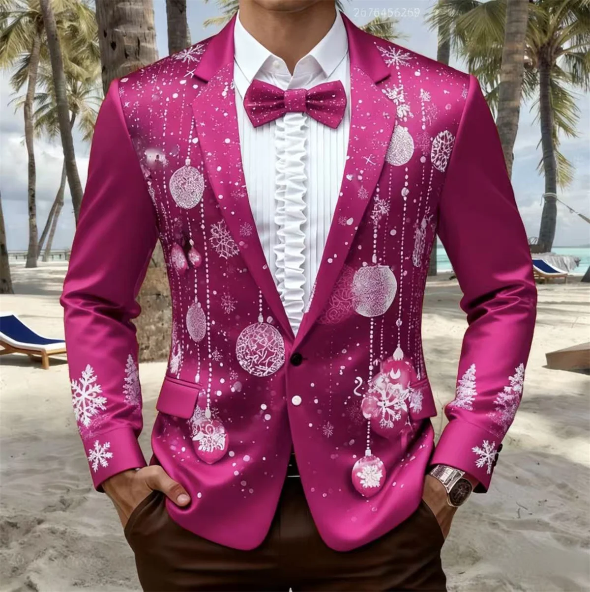 11 لون عيد الميلاد الرجال ملابس عيد الميلاد دعوى التعادل طباعة سهرة قميص زر قميص طويل الأكمام متعة في الهواء الطلق مهرجان السفينة السريعة