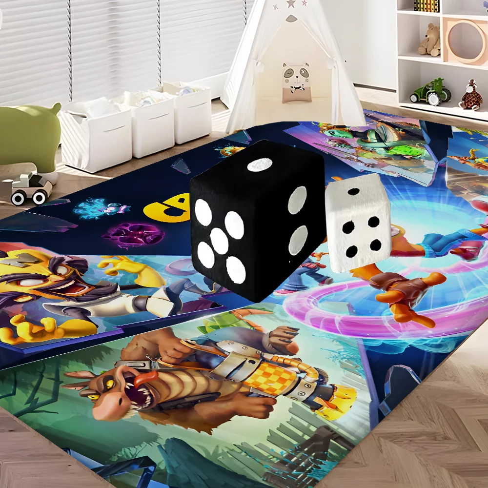 Crash Bandicoot Long Rugs Cheaper Anti-slip Modern Living Room Balcony Printed Bedside Area Rugs
