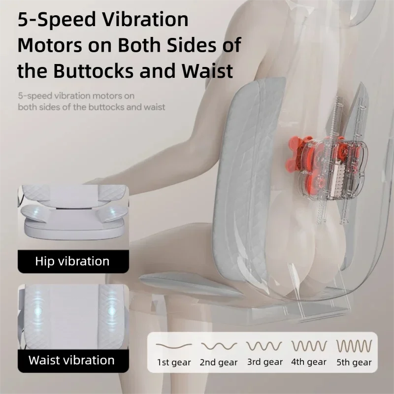 JinKaiRui-cojín eléctrico vibratorio para cuello, espalda y cuerpo, silla de masaje, masajeador, calefacción, estimulador muscular, dispositivo para
