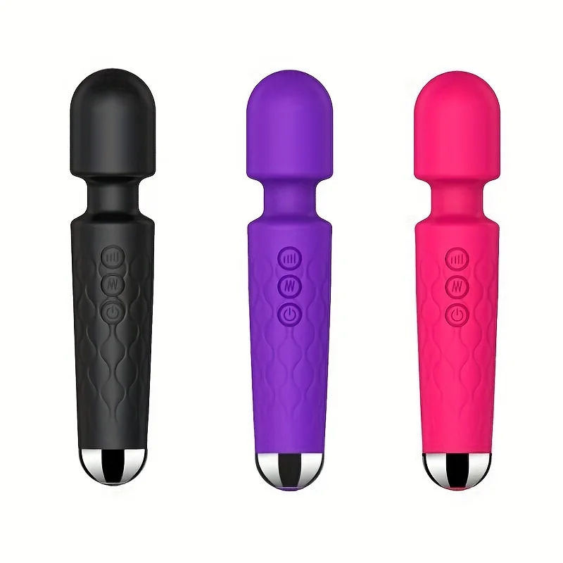 Adult Supplies Sex Toy 8 Speeds 20 Frequencies Silicone G Spot Stimulation Massager multi-functional Vibrating Massage Stick