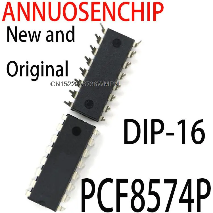 5PCS New and Original  PCF8574 DIP-16 NEW PCF8574P