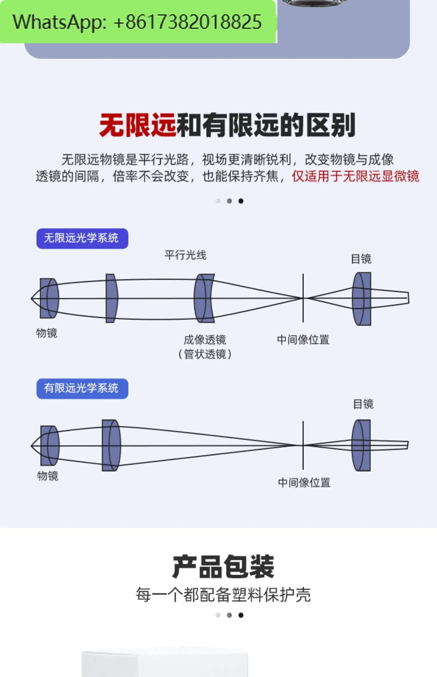 Objectif d'interférence différentielle DIC de microscope F = 200 par aberration semi-apochromatique 5X 10X 20X 50X 100X