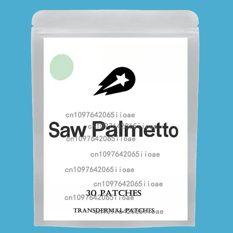 

30 Patches Saw Palmetto Transdermal Patches Healthy Prostate Support for Men Urinary Health
