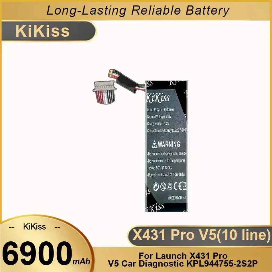 

For Launch X431 Pro V5 Car Diagnostic KPL944755-2S2P 10 Line Environmentally Friendly 6900Mah Laptop Battery